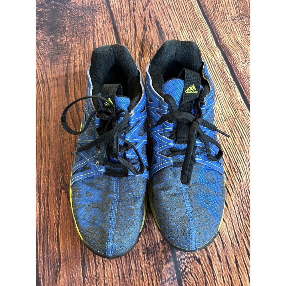Adidas Vigor Bounce Running Shoes Blue/Neon/Blk, 5.5‎